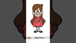 Gravity falls Mabel Pines drawing #shorts
