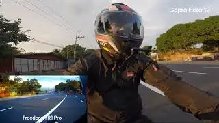 FreedConn R1 pro video and Gopro Hero 12 | Solo Ride biglaan
