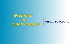 Free and powerful Online Grammar and spell checker in Hindi