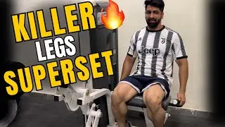 Killer Legs superset workout for fat loss and build muscle | superset series