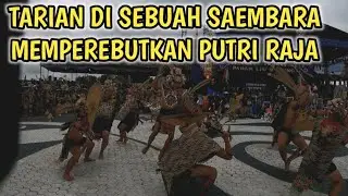 TARIAN MEMPEREBUTKAN PUTRI RAJA TARIAN PERANG#tarianajai #borneo #kalimantanutara