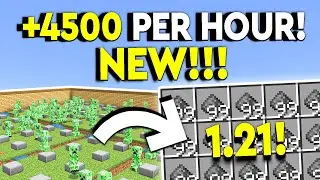 BEST INFINITE CREEPER FARM 1.21 Minecraft Bedrock - MCPE/Xbox/PS4/Nintendo Switch/Windows 10