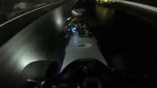 Night Time Fire Burnout onboard Dorris Dormouse