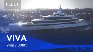 94-metre VIVA: a memorable transport to sea trials | Feadship