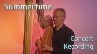 Summertime live on pedal harp