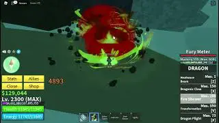 Blox Fruits | Getting Max Mastery on Dragon! | ROBLOX
