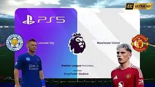 LEICESTER CITY vs MANCHESTER UNITED   Premier League 2025    Live Football Match   PES 21360p