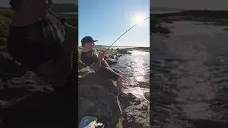 сëмга клюнула) счастье)) #сёмга #кумжа #рыбалка #fishing #спиннинг #рыбалканаспиннинг #форель
