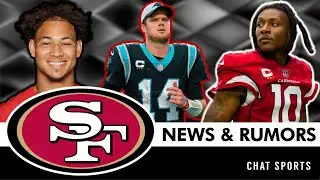 NEW 49ers Rumors On DeAndre Hopkins, Sam Darnold Starting? Trey Lance Mechanics & Brock Purdy Injury