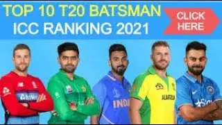 ICC T20 ranking 2021|Top 10 players in T20 cricket|Top 10 player |
