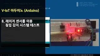 아두이노 나노 - 8. 레이저 센서를 이용 침입 감지 시스템 테스트