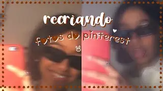recriando fotos do pinterest 🛐 *ou pelo menos tentando*