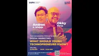 Technopreneurship Webinar Series #1 - Sabtu, 25 September 2021