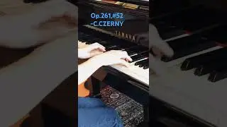 🎹Need the exercise?▶️#52, 125 Exercises in passage-playing, Op.261 - C.Czerny #shorts#piano#etude