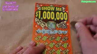 $10 Show me $1,000,000 Scratcher