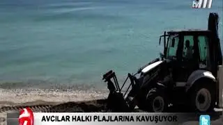 AVCILAR HALKI PLAJLARINA KAVUŞUYOR