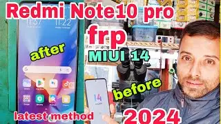 Redmi note 10 pro frp 2024 ||xiaomi note 10 pro frp bypass new method 2024||all redmi frp bypass new