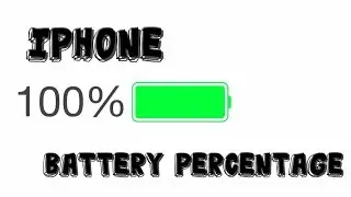 How to Add the Battery Percentage Indicator on any IOS 11/12 Device