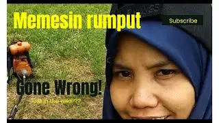 Vlog Belajar memesin rumput