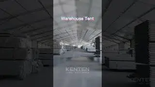 Big warehouse tent 30x110m, with a side height 4m and PVC fabric covers. #shorts