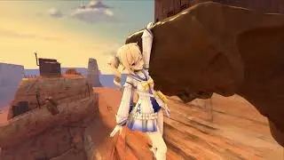 Barbara (Genshin Impact) Short Cliffhanging Animation