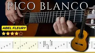 PICO BLANCO 🎸 (Milonga) - Abel Fleury || Classical Guitar Tutorial + TABS