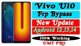 Vivo U10 Google Account Bypass l Frp Bypass vivo U10 1916 Frp bypass new update 2024 android 13. 14