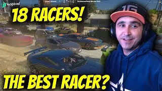 Is Summit1g THE BEST Racer In NoPixel? 18 People Race! | GTA 5 NoPixel RP