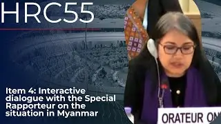 #HRC55: "Myanmar’s peoples have demonstrated determination to be free from military tyranny"