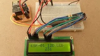 ESP8266 ESP-01 with I2C LCD