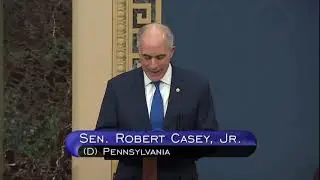 Senator Casey speaks on the Senate floor on the objection to PA electoral votes