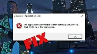 how to fix the application was unable to start correctly (0xc0000142) gta v