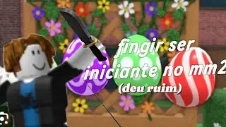Fingir ser iniciante no mm2 (Deu ruim kkk) #roblox