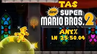 [TAS] 3DS New Super Mario Bros. 2 (Any%) In 25:50.04