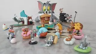 Tom and Jerry Gashapon unboxing
