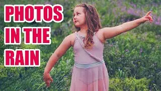 Taking Spring Photos in the Rain | Senior Photo Session Ideas 