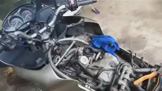 Honda NT 650 Deauville Проверка компрессии.