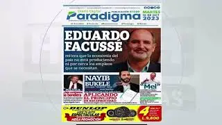 Titulares de Portada presentadas en HCH 10 DE OCTUBRE DEL 2023-Portada de Diario Digital Paradigma