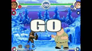 Mugen fights Doomguy vs Peter griffin