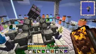 Agrarian Skies - Episode 379 - Wither Battle in the open dangerous Nether Adding on to the Altar