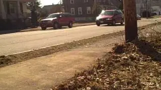Laying Down in the middle of the street a car comes lol