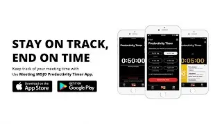 Introducing the DBS Meeting MOJO Productivity Timer App