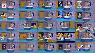 25 people drops by squidward's house