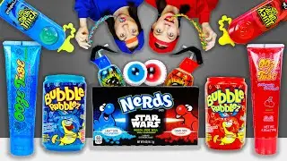 КРАСНАЯ ЕДА ИЛИ ГОЛУБАЯ? Едим продукты одного цвета целый день! КРАСНО-СИНИЙ ЧЕЛЛЕНДЖ от Пико Поки