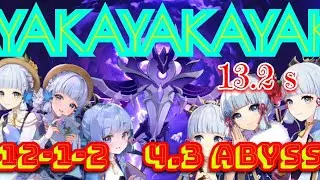 AYAKA 12-1-2 in 13.2 Sec - Thundering Manifestation - 4.3 Abyss