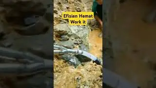 Cara menambang emas manual #alamindonesia #tambangbatubarakalsel #tambangindo #tambangemaspapua