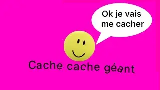 Cache cache géant (ft. ClocloSlashou)