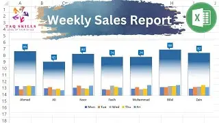 Excel Tutorial Create a Dynamic Bar Chart for Weekly Sales Reports!