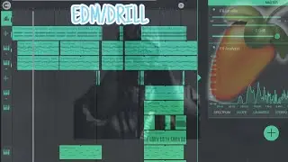 Sampled EDM/DRILL on fl studio mobile.... #tutorial #flm #emotionaldrilltypebeat