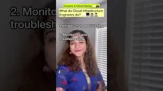 ☁️ Go read the description on details about what Cloud Infrastructure Engineers do? 